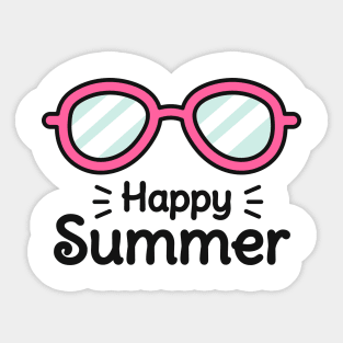 happy summer Sticker